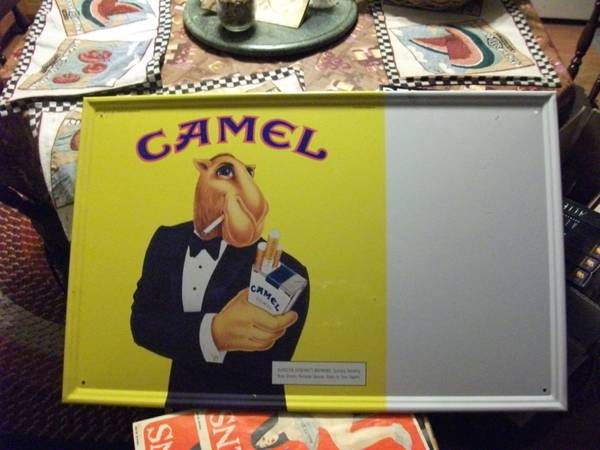 Joe Camel tin sign 1