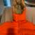 Woolrich Blaze Orange Down Coat 2 thumbnail