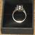 LADIES RING - 14 K WHITE GOLD & URUGUAYAN AMETHYST & DIAMONDS 2 thumbnail