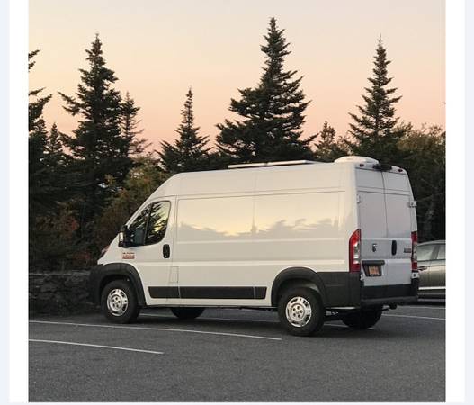 2019 Ram ProMaster 1500 Camper Van – Solar, Yeti 1500, Fridge, Sink – 1