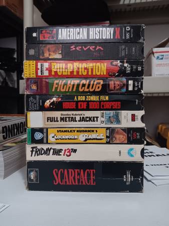 Lot of VHS videos 1