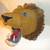 African Beaded Lions Head Sculpture wall display - Detroit Lions 1 thumbnail