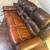 Brown leather couch 4 thumbnail