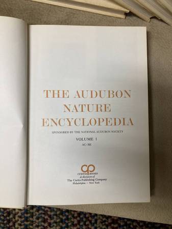 Free 1971 Audubon Society set of 12 encyclopedias 1