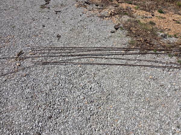Several pieces of rebar 1