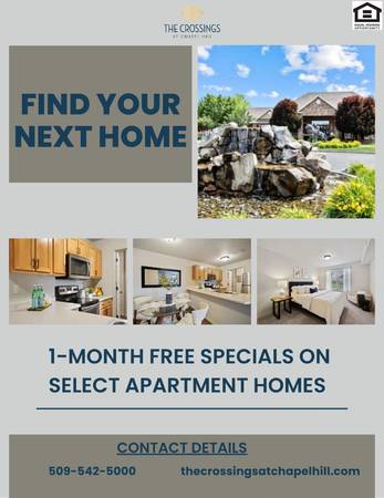 $1,855 / 2br - 1346ft2 - ¡OFERTA DE UN MES GRATIS! DEPARTAMENTOS LISTOS PARA MUDARSE (6626 Chapel Hill Blvd, Pasco, WA)63786991721475120