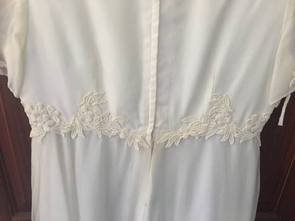 Handmade antique wedding gown 1