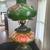 Vintage hand painted hurricane electric lamp 4 thumbnail