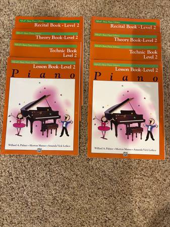 Various piano books (Alfred's, Marlais, Bastien, etc.) 1