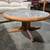 MCM Solid Teak Round Coffee Table With Marble Stone Top 1 thumbnail