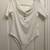 19 WHITE V NECK BODY SUIT T-SHIRT WOMENS TOP CROTCH SNAP 3 thumbnail