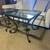 2 - Solid Iron Metal Side End Tables with Glass Tops 26”x26”x22”H 3 thumbnail
