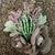 Unique Handmade One-of-a-Kind Decorative Hair Clip / Barrette, Skeleto 1 thumbnail