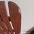 Vintage Slatted Wood Swivel Chair 5 thumbnail