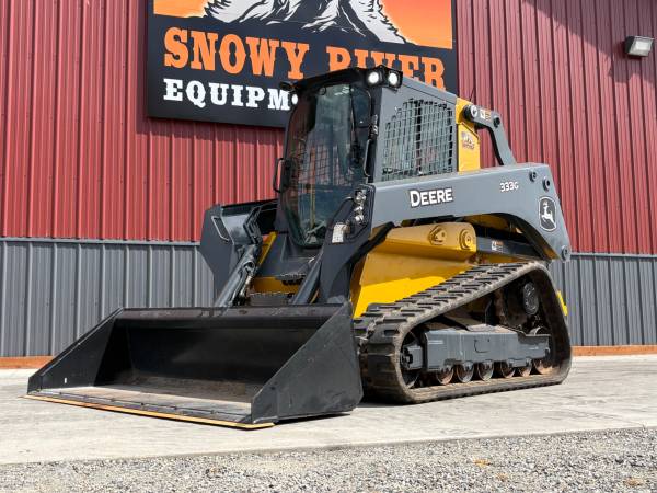 Deere 333G Closed Cab HIGH FLOW Skid Steer 1