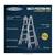 Werner 5 in 1 Multi Position Pro 14 ft. Reach Aluminum 375lb Load 7 thumbnail