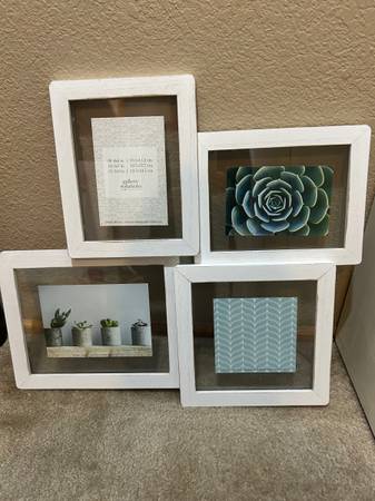 NEW White Wooden 4 Photo Frame - $5 (Mill Creek / Bothell / S. Everett)63470797979779120