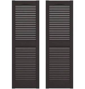 Two pair PAINTABLE VINYL SHUTTERS 1