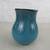 DeSilva Italian Glazed Terracotta Turquoise Pitcher 6 3/4" Tall 3 thumbnail