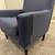 Free Navy arm chair - cat scratches 2 thumbnail