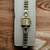 Vintage 1950s Lady Omega 17 Jewelrs Wrist Watch 18k With Stretchy Band 1 thumbnail