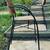 Vintage Wrought Iron/Rattan Bar Stools w/Back, Arms - A Pair 2 thumbnail