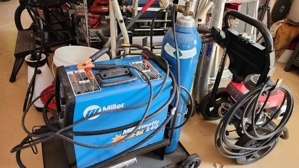 MILLERMATIC 140 W/AUTO-SET WELDER AND TANK 1