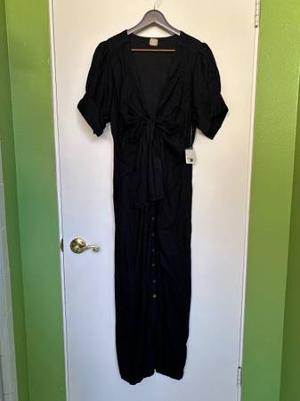 Free People Sexy Black Coctail Dress 1