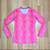 Women’s Under Armour Brand Pink Animal Print Long Sleeve Top, size small 1 thumbnail