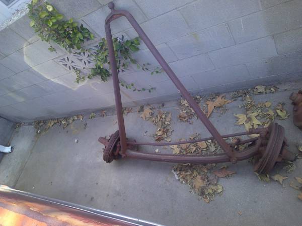 ORIGINAL 1932 FORD COMPLETE FRONT AXLE ASSEMBLY 32 HEAVY HOT ROD 1