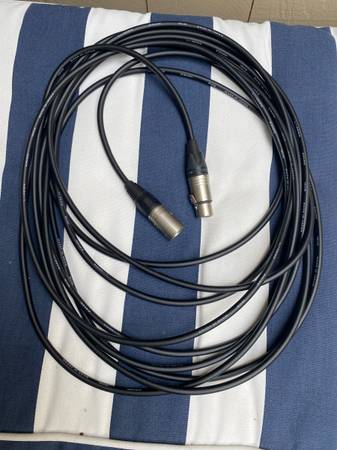 Brand New Hi-Quality Canare And Neutrik XLR Mic Cable 25 Feet, 16 Feet 1