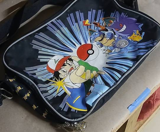For Sale : Vintage 90s 1999 Nintendo Pokémon Promo Anime Manga Bag 1