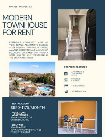 $950 / 1br - A HOME FIT FOR ROYALTY 👑 (Greensboro)64027441382017120