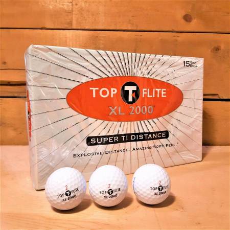 Top Flite XL 2000 Super Ti Distance Golf Balls 15 Pack 1