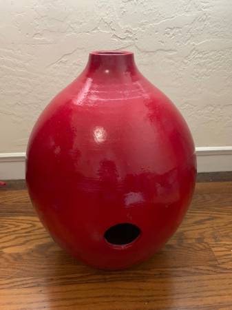 Large Hand Made Udu Clay Drum 1