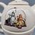 Stacking Ceramic Teapot & Cup Cat vintage Thirstystone tea for one 3 P 8 thumbnail