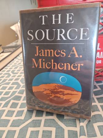 THE SOURCE JAMES A MICHENER HARDCOVER LIKE NEW 1