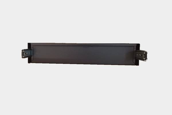 Cajón de 2U de 19" montable en rack con cerradura para gabinete y rack de cualquier marca, negro - $25 (Chino Hills)63471407771137122