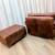 Ethan Allen Leather Club Chair with Storage Ottoman Free Delivery 11 thumbnail