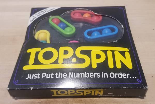 COMBO PKG Binary Arts BACK SPIN Game (in a Top•Spin Box with Manual) 1