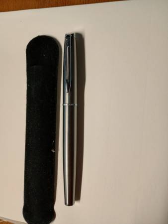 Waterman Hemisphere stainless steel ink pen 1