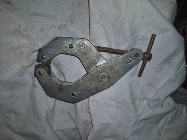 Kant Twist  Welding Clamp 4-1/2 D Copper Jaw USA Tool 1