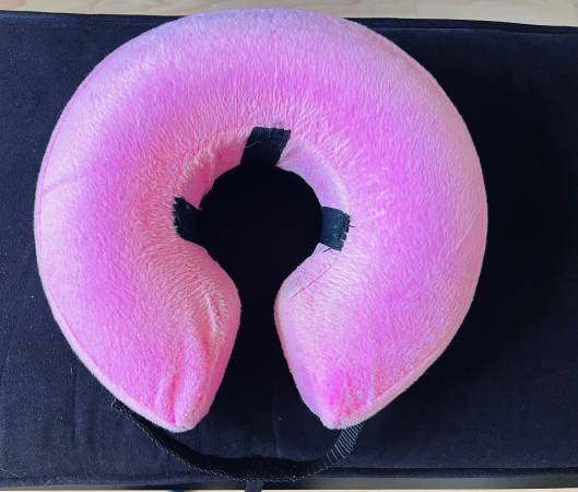 Protective Inflatable Dog Neck Donut Collar Alternative After Surgery, 1