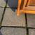 Mid century bar cart with formica top and locking doors B86 14 thumbnail