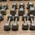 Beautiful Set Of Hex Cast Iron Dumbbells  In NEW CONDITION Total: 190 lbs 2 thumbnail