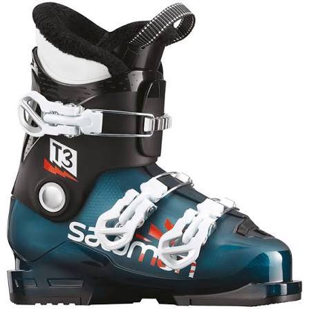 Salomon T3 ski boots boys size 4 22 22.5 Mondo 1
