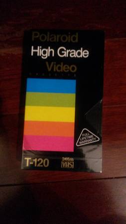 Polaroid High Grade T-120 VHS 1
