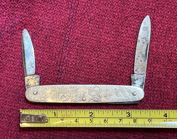 Vintage 1937 Coronation of King George VI Pocket Knife/Folding Knife 1