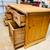 Vinatge Solid Pine Executive Desk – Rustic Hacienda Style 13 thumbnail