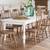 Magnolia Home Farmhouse 7 Ft. Vase Turned Dining Table in Jo's White 3 thumbnail